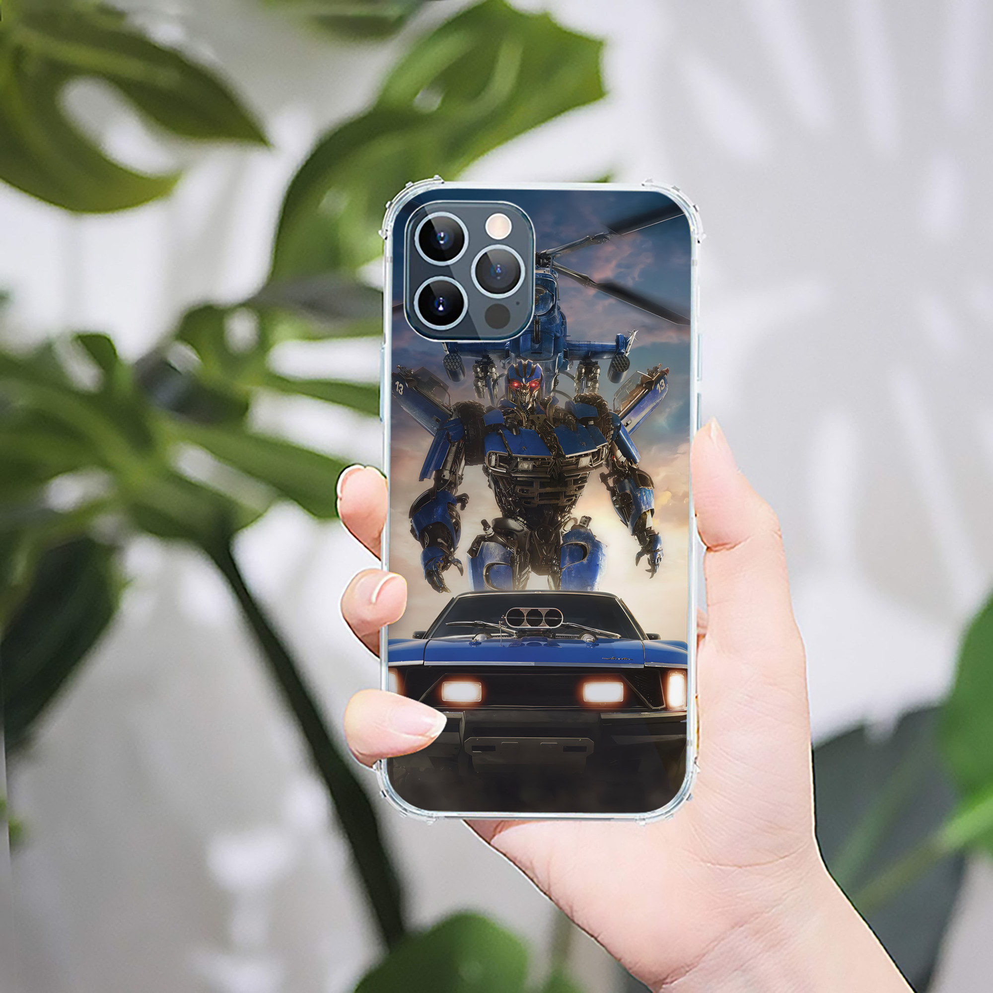 （画像用） Transformers トランスフォーマー 【iPhone 12シリーズ対応】透明スマホケース（クリアソフトケース）